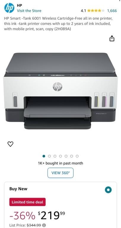 PRINTER (OPEN BOX, NEW)