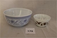 2 EARLY PYREX DISHES