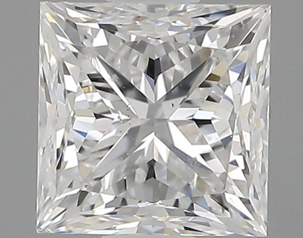 Gia Certified Princess Cut .90ct Si1 Diamond