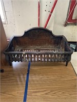 Iron fireplace insert