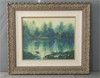 Robert Wood Landscape Painting - Signed By Artist