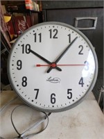 Vintage Lathem School Clock
