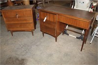 Desk and Three Drawer Dresser