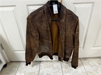 Old Military Leather Jacket