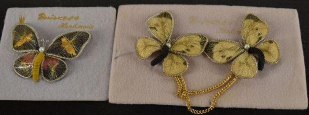 Vintage West Germany Butterfly Pin Or Broch