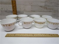 BUTTERFLY GOLD CORNING MUGS