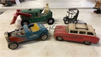 Lot of Vintage Metal Toy Cars
