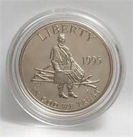 1995 S Silver Proof Half Dollar 50 Cents US UNC