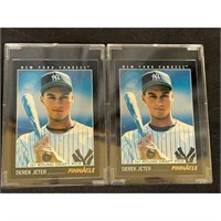 (2) 1993 Pinnacle Derek Jeter Rookie Cards