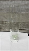 Cornflower Glass Vase 10" High