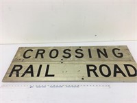 Sign -  Railroad Crossing (2pc.)