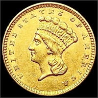 1857 Rare Gold Dollar UNCIRCULATED