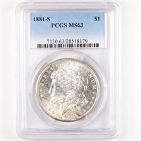 1881-S Morgan Dollar PCGS MS63