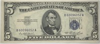 1953 Series $5 Silver Certificate - UNC