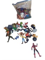 Bag Lot of Kids' Mini Toys and Action Figures
