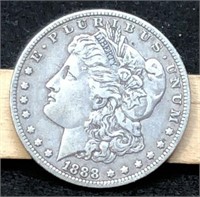 1888-O Morgan Silver Dollar, VF