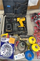 HARDWARE LOT + DRILL AND CHARGER