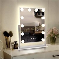 WEILY Hollywood Makeup Mirror  Large  12 Bulbs