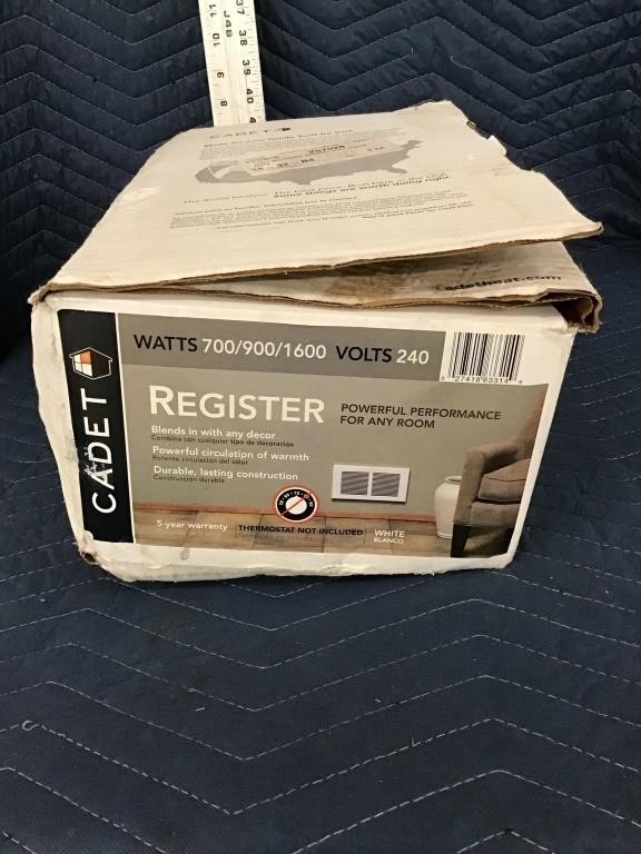 Cadet Register Heater New In Box
