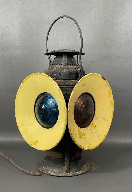 Converted Adlake Railroad Signal Lamp