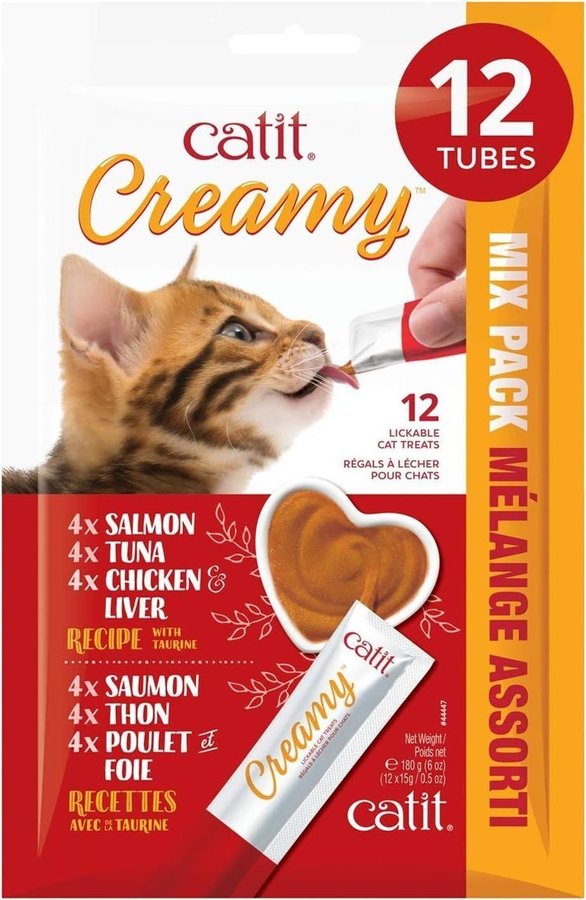 NEW Catit Creamy Lickable Cat Treat