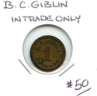 B.C. Giblin 1/ in Trade Only