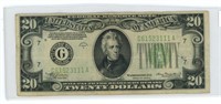 $20 1934-A Federal Reserve Chicago Federal