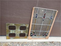 Vintage Stained Glass Windows - Cracked