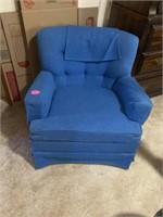 ROYAL BLUE BEDROOM CHAIR