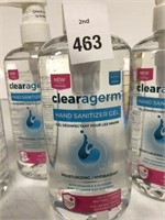 4 PCS CLEARAGERM HAND SANITIZER