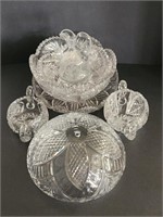 Waterford Crystal Lamp Shade 9"T & Cut Crystal