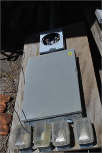 portable meter and outlet assembly
