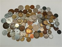 OF) Large Lot of foreign coins