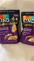 LOT OF 2 KIND DIPPED CLUSTERS DARK CHOCOLATE