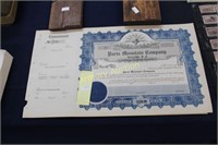 PARIS MOUNTAIN COMPANY GREENVILLE, S.C. CERTIFICAT