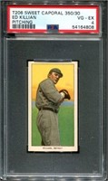 T-206 Ed Killian PSA Graded.