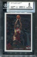 Topps 2003-2004 Lebron James Graded Rookie.
