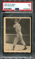 1939 Play Ball Ted Williams PSA Graded.