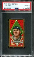 T-205 Gold Border. Cy Young PSA Graded.