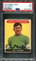 1933 Sports Kings. Jim Thorpe. PSA Graded.