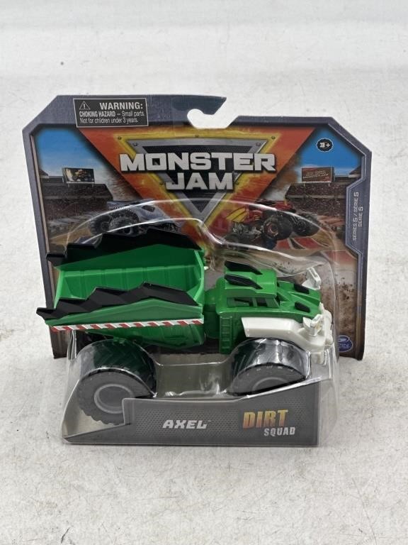 NEW Monster Jam Axel Dirt Squad