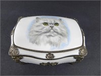 Vintage Cat Trinket/Music Box