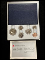 1986 Royal Canadian Mint Set In Box with COA