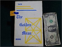 The Golden Mean © '74/ '75