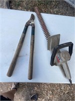 Electric Hedge Trimmer and Loppers