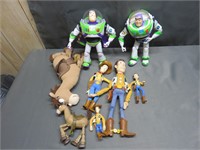 Lot of Toy Story Figures Buzz Woody Bullseye