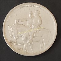 1925 Silver Stone Mountain Half Dollar Coin