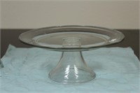 A Glass Cake Plate