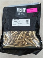 Nosler100 count 6 mm creedmoor, new brass