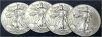 (4) 2014 Silver Eagles